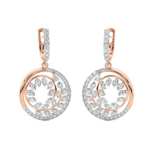 Michal Round Diamond Earrings